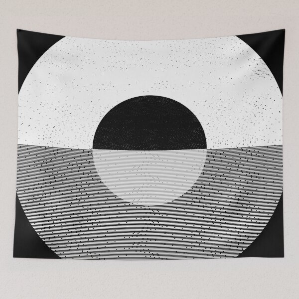 Item preview, Abstract Geometric Sunset Art - Modern Abstract Geometric Art designed and sold by jacnotjac.