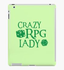CRAZY RPG Lady iPad Case/Skin