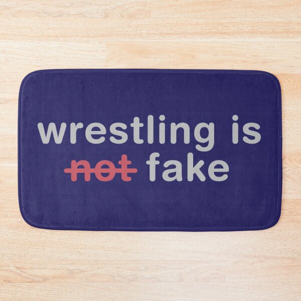 Item preview, wrestling is not fake designed and sold by Art by s2ray.