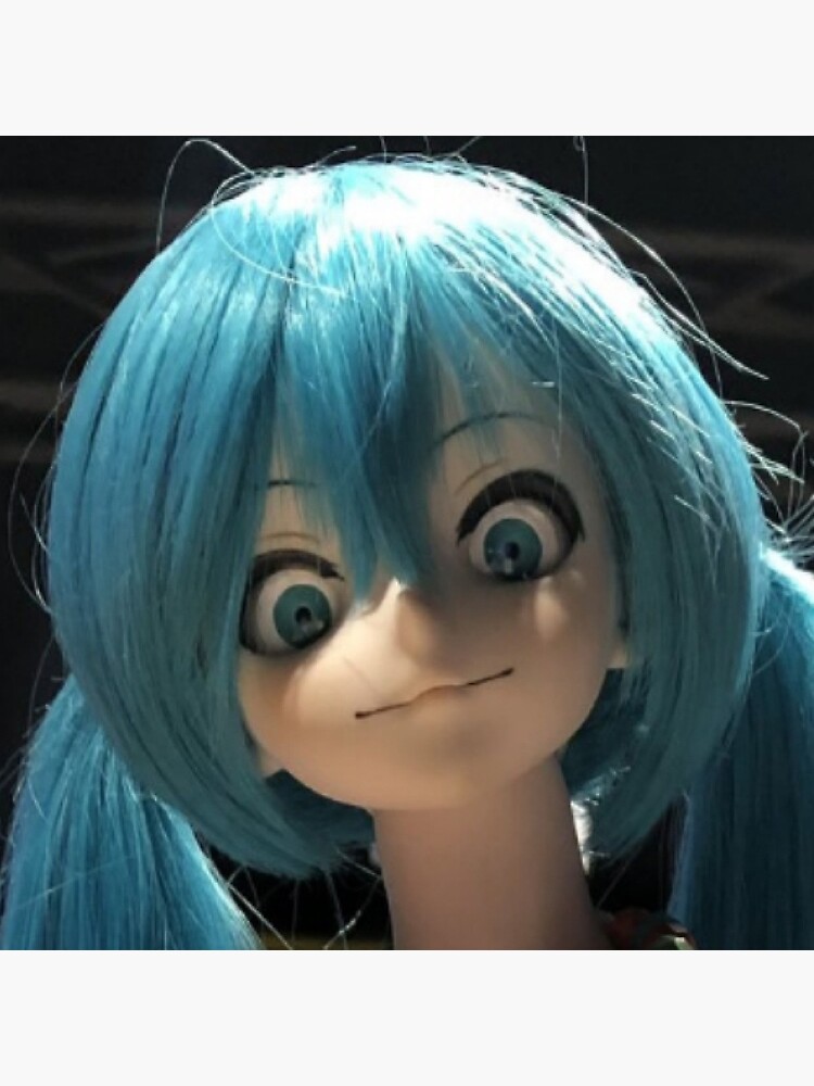 Bolsa de tela «Cara de muñeca espeluznante Miku» de 1Zaners | Redbubble