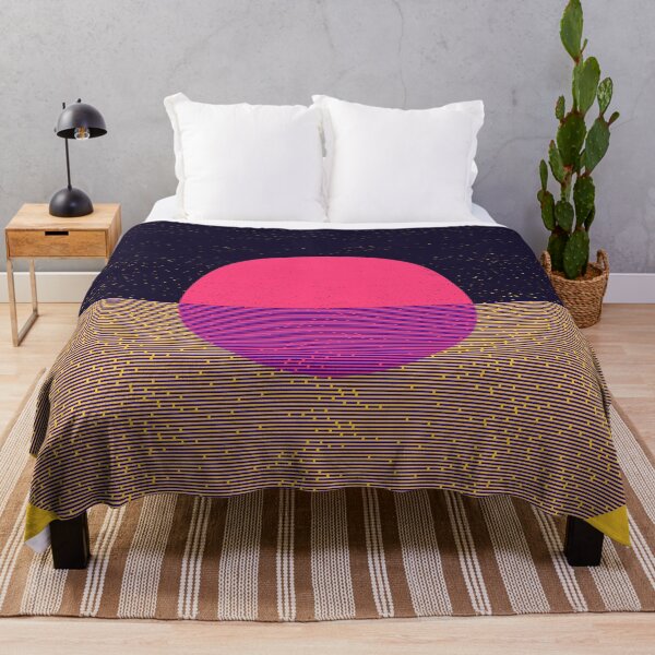 Item preview, Abstract Geometric Sunset Art - Modern Abstract Geometric Art designed and sold by jacnotjac.