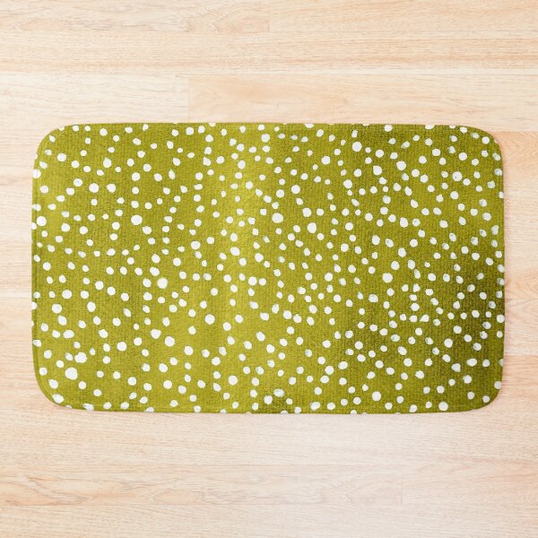 Item preview, Infinite Web White Dots Over Olive designed and sold by studioanalog.