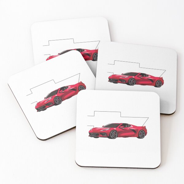 Item preview, Chevy Corvette C8 torch red designed and sold by Louie66.