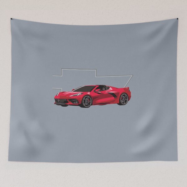 Item preview, Chevy Corvette C8 torch red designed and sold by Louie66.