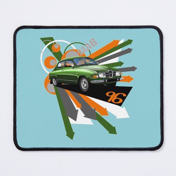 Item preview, Saab 96 _Explosion_ illustration designed and sold by AllagashDesigns.