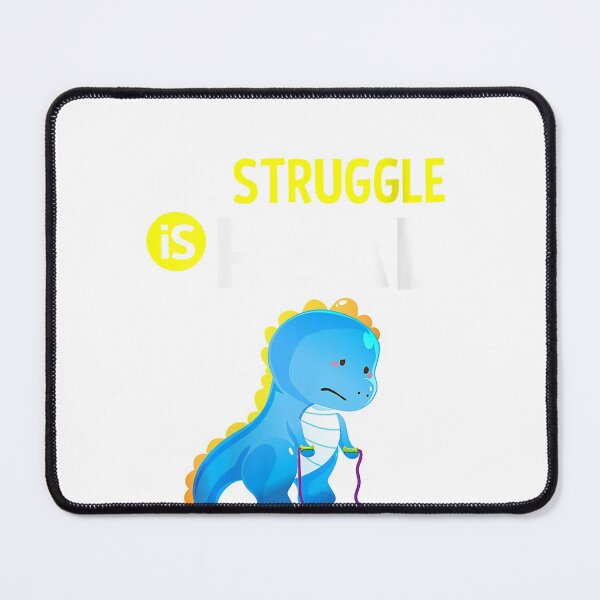 Item preview, Womens The Struggle Is Real Dinosaur T Rex Jump Rope Funny Gifts V-Neck T-Shirt designed and sold by AltenburMaritza.
