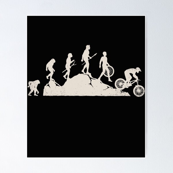 Item preview, Mountain Biking Evolution Funny Bike designed and sold by spherevilla.