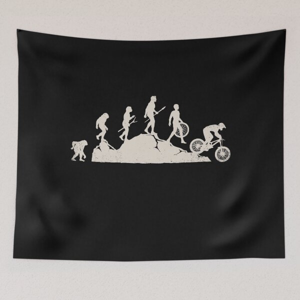 Item preview, Mountain Biking Evolution Funny Bike designed and sold by spherevilla.