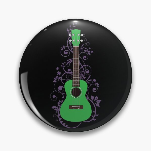Item preview, Green Ukulele Flowering Vines designed and sold by nightsworthy.
