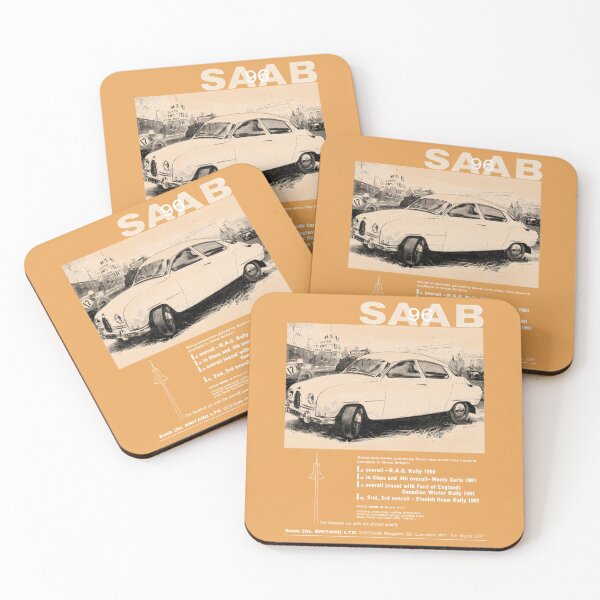 Item preview, SAAB 96 designed and sold by AllagashDesigns.