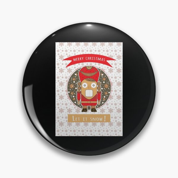 Item preview, My Favorite People Christmas Card With Nutcracker Puppet And Snowflakes Gift For Fan designed and sold by GladysBaumbach.