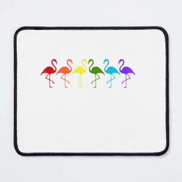 Item preview, LGBT Pride Flamingos in Flag Colors Tank Top designed and sold by BeersFerdinand.