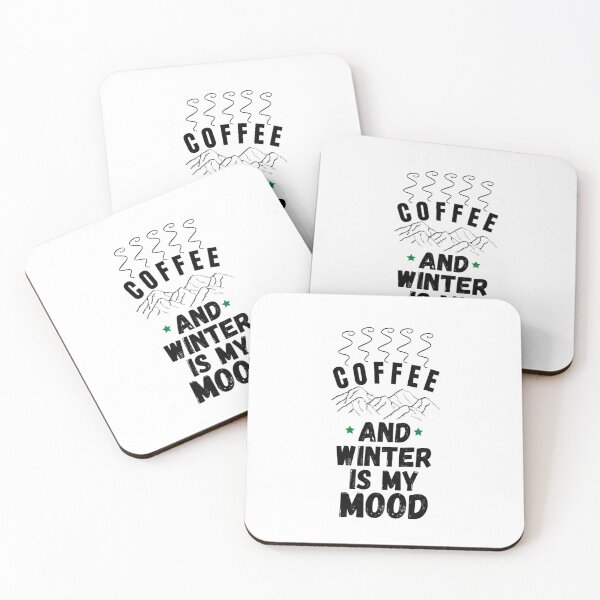 Item preview, coffee and winter is my mood gift designed and sold by salahnewdesign.