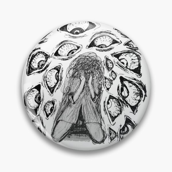 Item preview, anxiety feels like - don't look at me (without words) designed and sold by SydRayne.