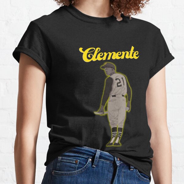 Roberto Clemente 21 T-Shirt - Yellow – Ebbets Field Flannels