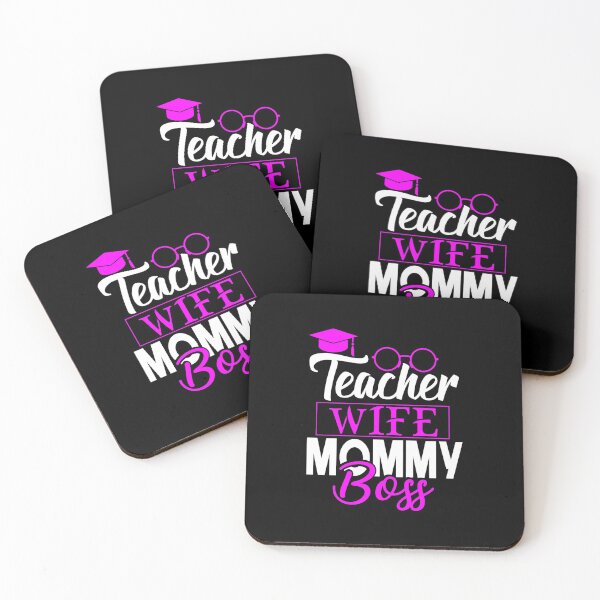 Item preview, Teacher Wife Mommy Boss designed and sold by AuroraApparel.