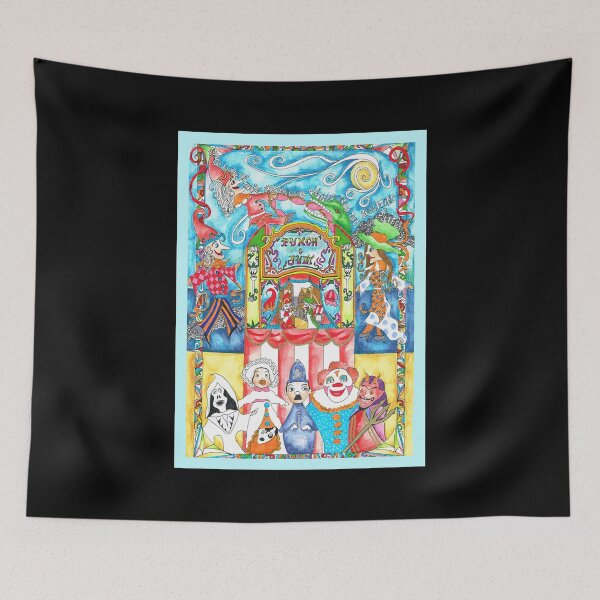 Item preview, Needed Gifts Punch And Judy Collage In Pen And Ink  Graphic For Fans designed and sold by GladysBaumbach.
