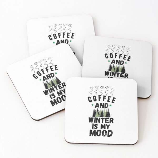 Item preview, coffee and winter is my mood gift designed and sold by salahnewdesign.