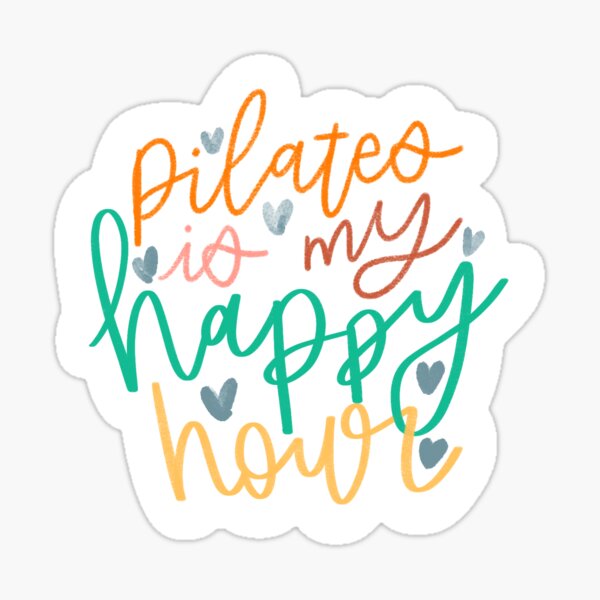Item preview, Pilates is my happy hour  designed and sold by MinsonC.