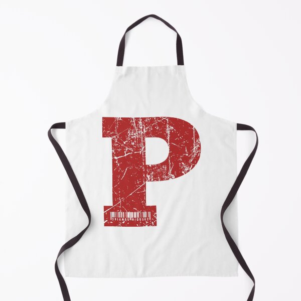 Item preview, Red Grunge Monogram Letter "P" I Am Unique designed and sold by SunnyStreet.