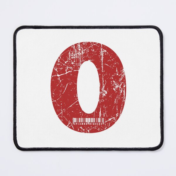 Item preview, Red Grunge Monogram Letter "O" I Am Unique designed and sold by SunnyStreet.