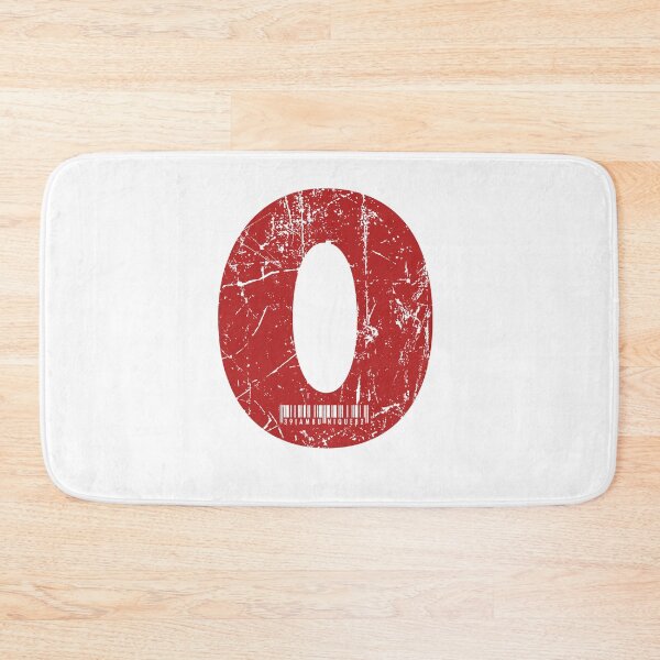 Item preview, Red Grunge Monogram Letter "O" I Am Unique designed and sold by SunnyStreet.