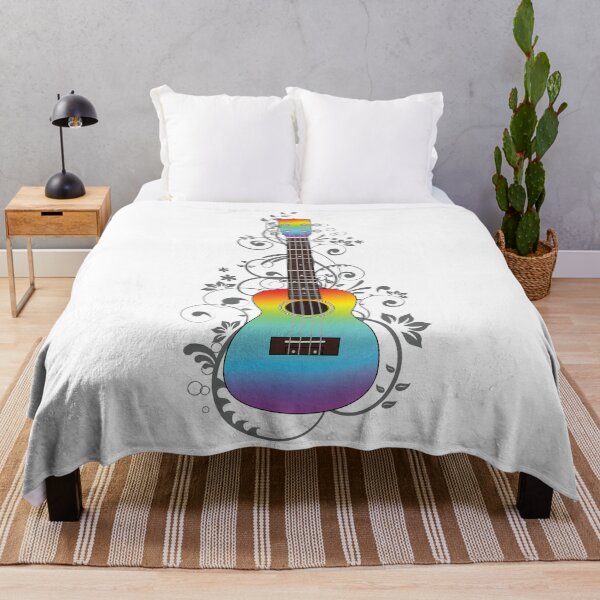 Item preview, Colorful Ukulele Flowering Vines designed and sold by nightsworthy.