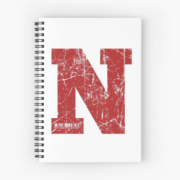 Item preview, Red Grunge Monogram Letter "N" I Am Unique designed and sold by SunnyStreet.