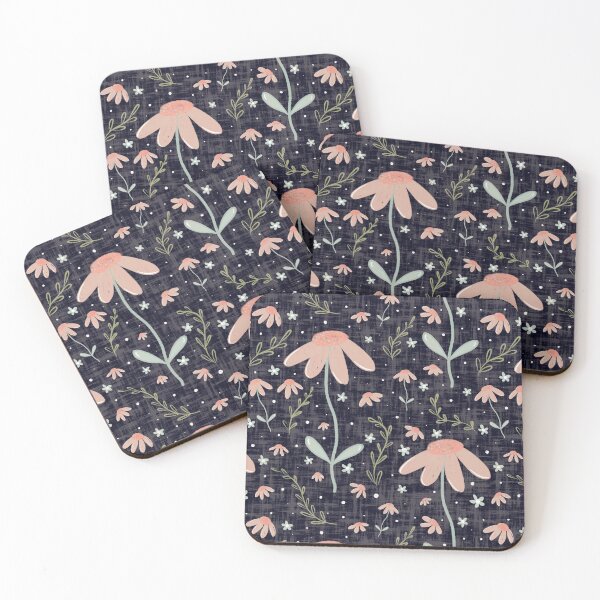 Item preview, Field of Daisies - Navy designed and sold by OranelloDesigns.