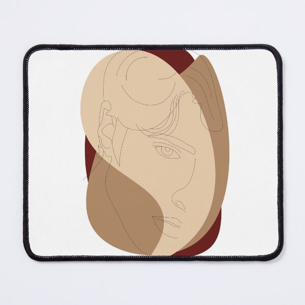 Item preview, M.F. Line Art Portrait designed and sold by lauren paulin.