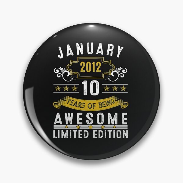 Item preview, 10 Year Old Awesome Since January 2012 Gifts 10th Birthday designed and sold by Nena12312.