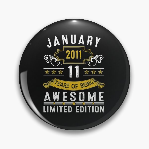 Item preview, 11 Year Old Awesome Since January 2011 Gifts 11th Birthday designed and sold by Nena12312.