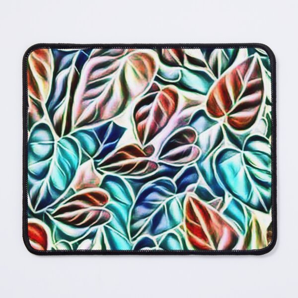 Item preview, retro, leaves, multicolored, endless pattern, designed and sold by Maria Mihailova.