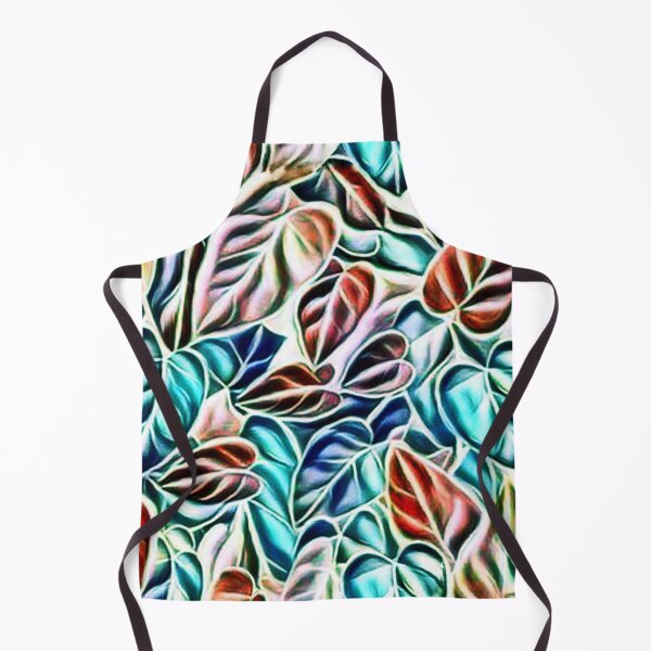 Item preview, retro, leaves, multicolored, endless pattern, designed and sold by Maria Mihailova.