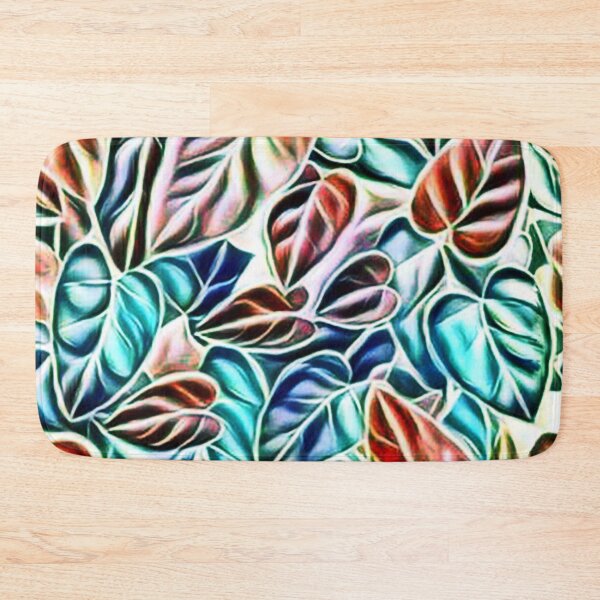 Item preview, retro, leaves, multicolored, endless pattern, designed and sold by Maria Mihailova.