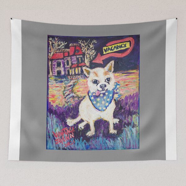 Item preview, Portrait of Norman Bates, Chihuahua! designed and sold by vintagejoann.
