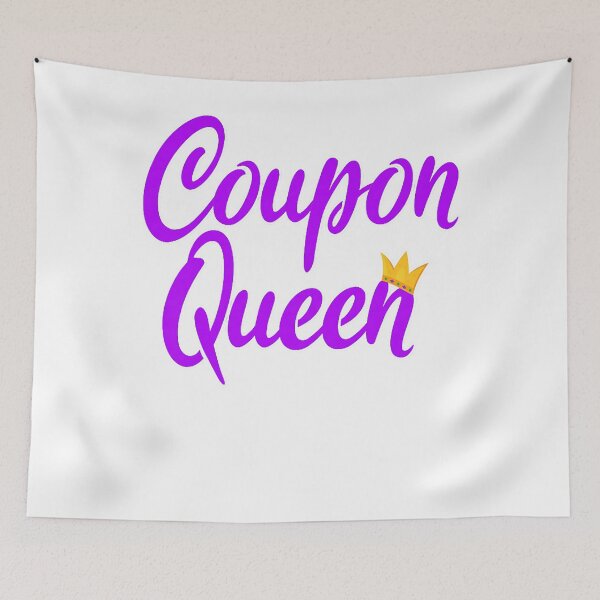 Item preview, Womens Coupon Queen Shirt Funny Couponing Queen Coupon Shopper Gift designed and sold by PaigeWilkes.
