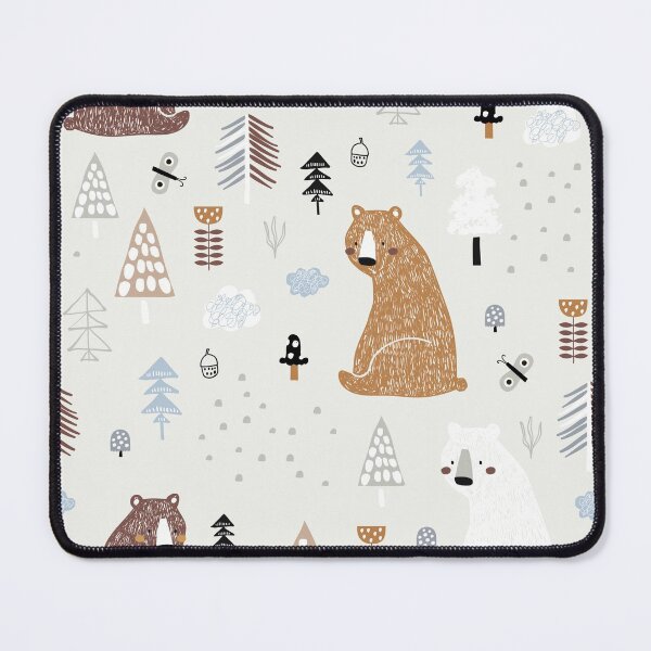 Item preview, Seamless childish cute bears designed and sold by Mnightsa.