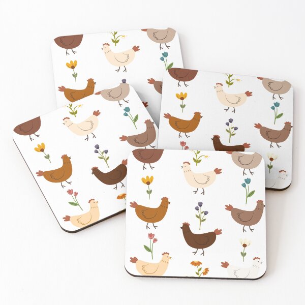 Item preview, Chicken Floral designed and sold by its-the-is.