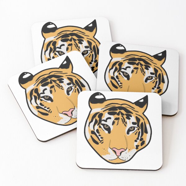Item preview, Tiger face designed and sold by pinkysunflower.