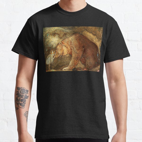 Item preview, She kissed the bear on the nose - John Bauer 1907 designed and sold by RPGHaven.