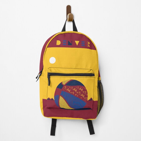 Artikelvorschau, Denver-Rucksack; Basketball-Rucksack; Rucksack Männer und Frauen; Kinderrucksack; Denver, Colorado; NBA-Fan-Kunst entworfen und verkauft von jkahindo.