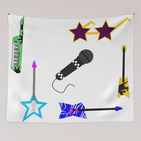 Artikelvorschau, Glamrock Band Instrumente entworfen und verkauft von ArashiiGames.