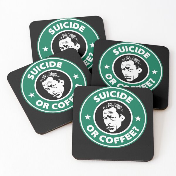 Item preview, Mens Womens Albert Camus - Suicide Or Coffee Long Term Effect Of Suffering designed and sold by ReynaKihn1932.