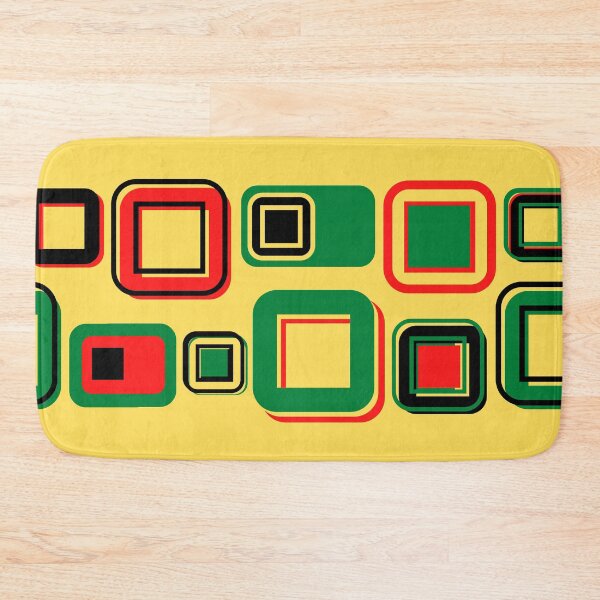 Item preview, KENTE INSPIRED SQUARES - YELLOW designed and sold by HillTopView.