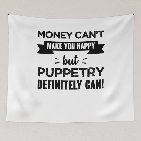 Item preview, Music Vintage Puppetry Makes You Happy Funny Gift Gifts Music Fan designed and sold by GladysBaumbach.