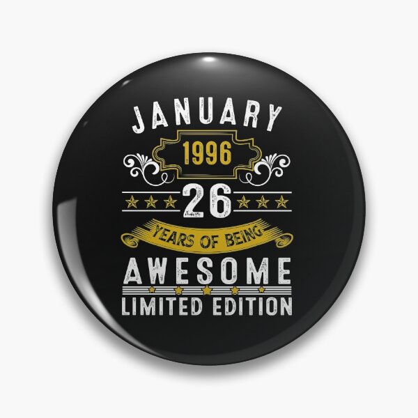 Item preview, 26 Year Old Awesome Since January 1996 Gifts 26th Birthday designed and sold by Nena12312.
