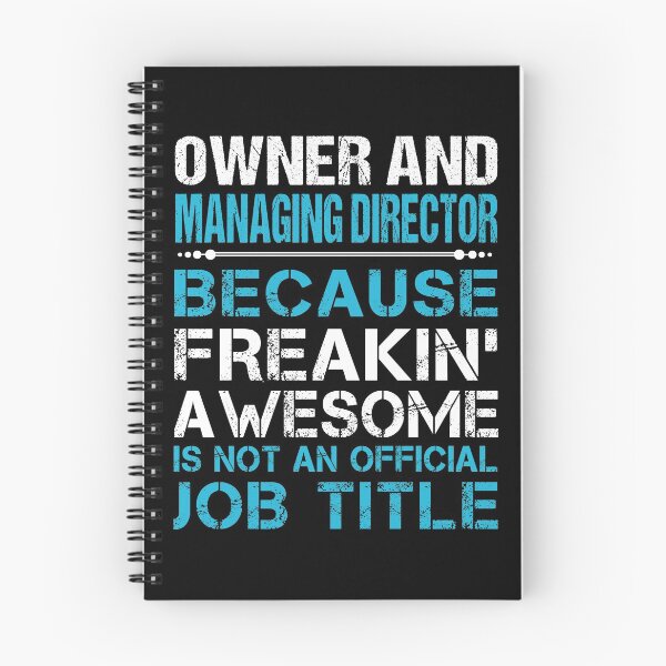 Item preview, Owner And Managing Director T Shirt - Freaking Awesome Job Gift Item Tee designed and sold by oetate4774.