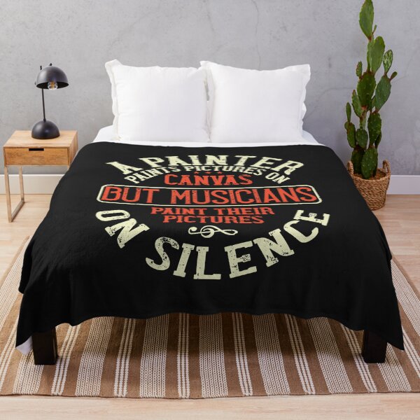 Item preview, A painter paints pictures on canvas. But musicians paint their pictures on silence-01 designed and sold by minadebbieark.