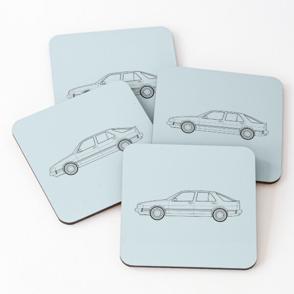 Item preview, Saab 9000 outline drawing   designed and sold by saabotage.